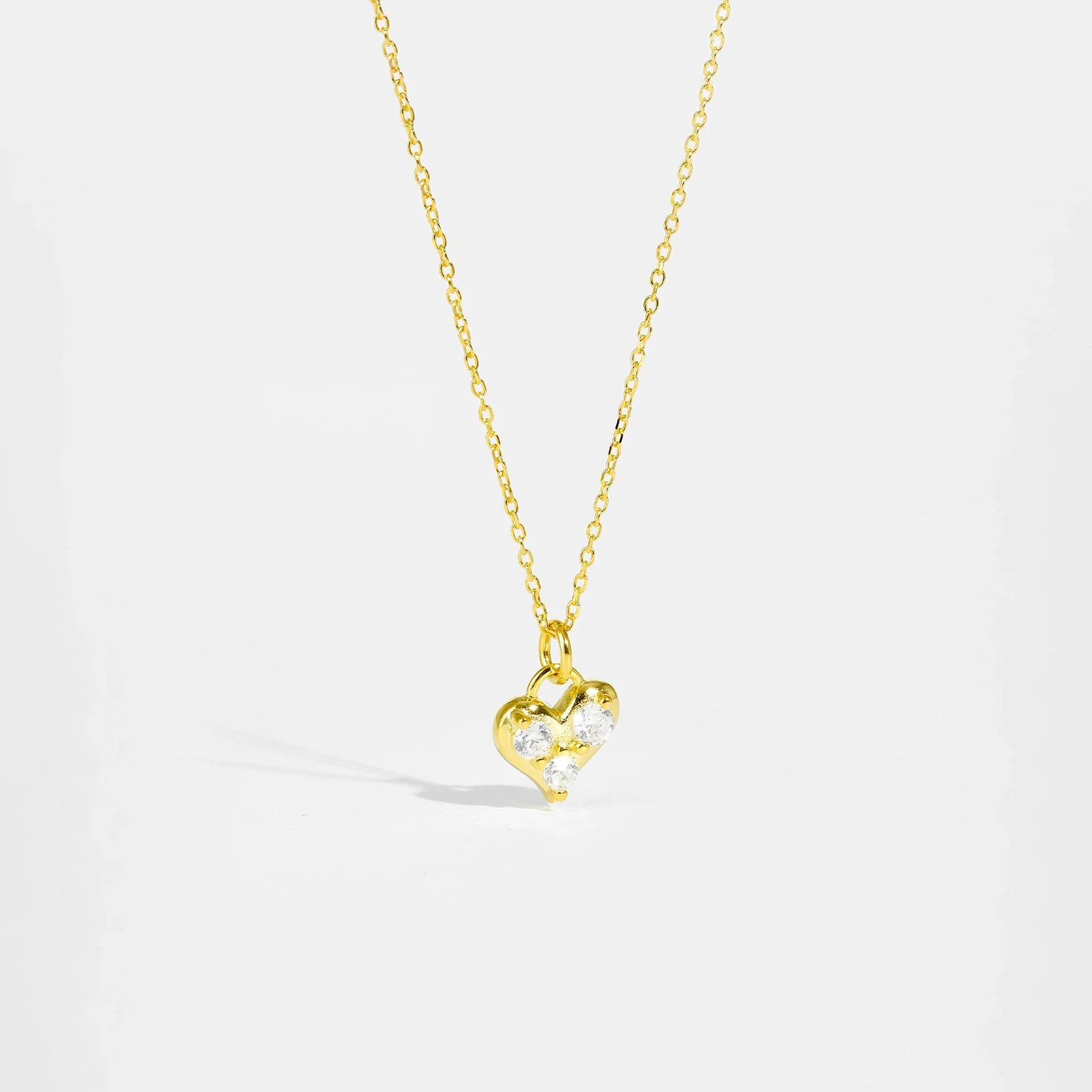 Wholesale Necklace 925 Sterling Silver Geometric Style Microinlaid With Diamonds Cross Chain Unisex - Image 4