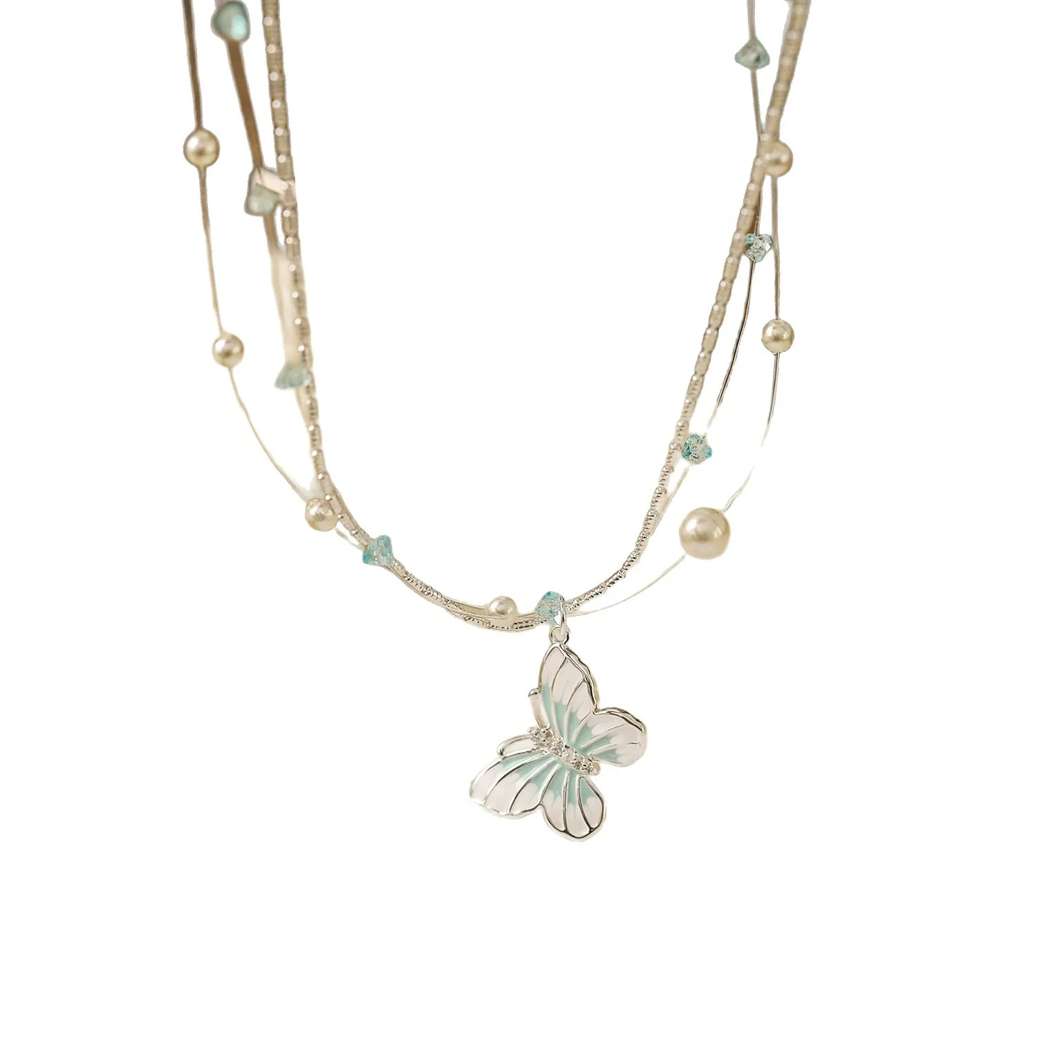 Wholesale Necklace Copper Alloy Geometric Style Electroplating For Women - Image 5