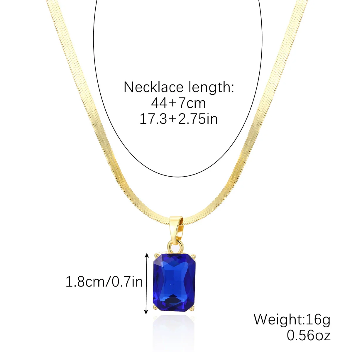 Wholesale Necklace Vintage Style Geometric Copper Electroplating Snake Bone Chain Pendant - Image 6