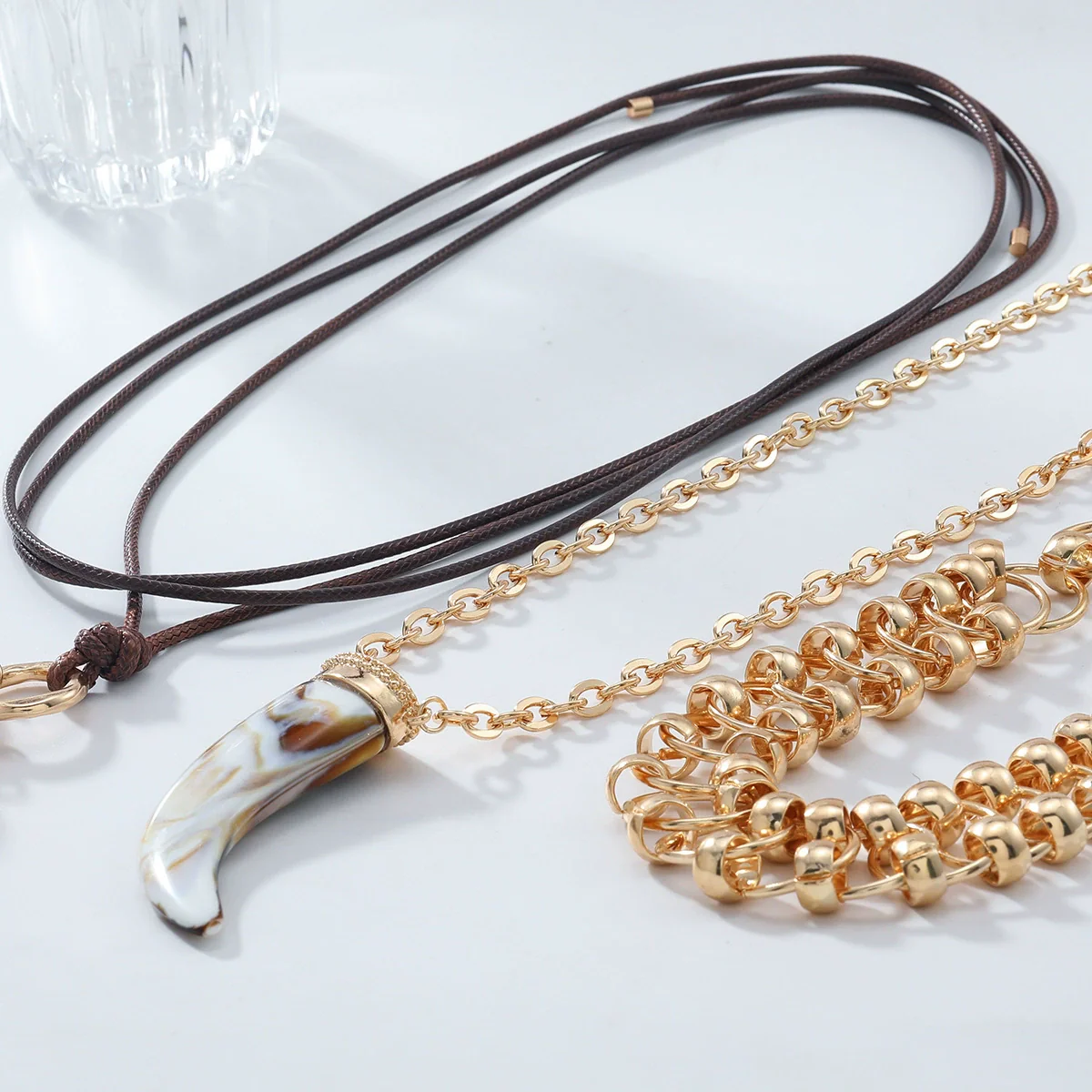 Wholesale Necklace Zinc Alloy Animal Zodiac Geometric Fashion Electroplating Pendant Chain - Image 3
