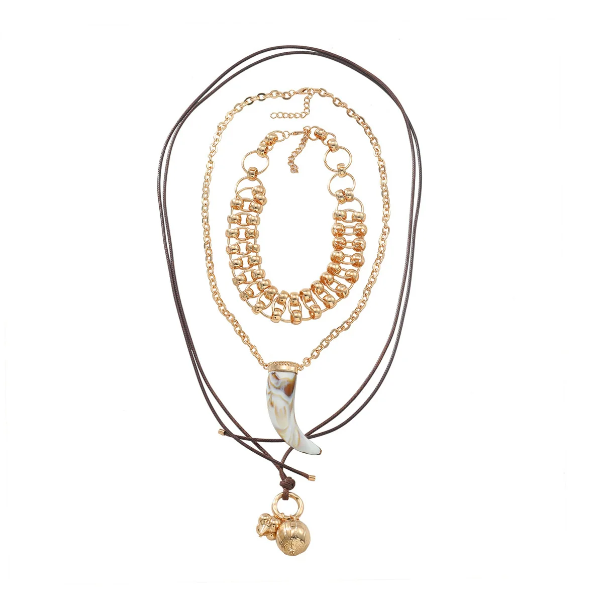 Wholesale Necklace Zinc Alloy Animal Zodiac Geometric Fashion Electroplating Pendant Chain - Image 5