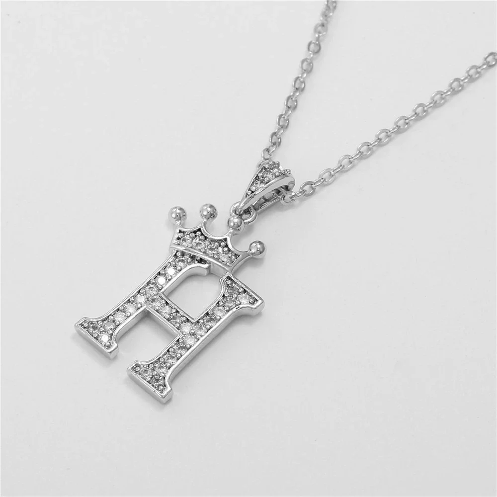 Wholesale Pendant Necklace Copper Inlaid Zircon Alloy With Micro Inlay English Letter Design Ochain - Image 13