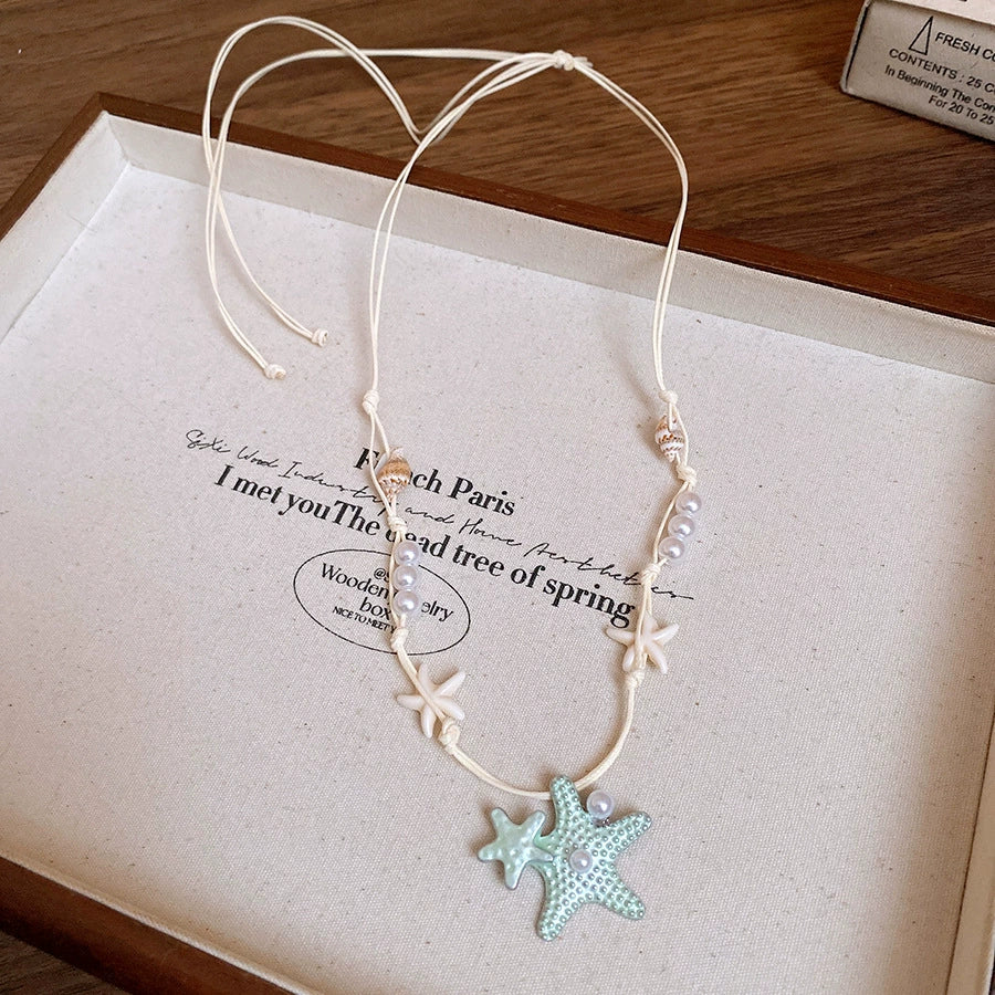 Wholesale Pendant Necklace Handmade Artificial Crystal And Shell Animal Zodiac Clavicle Chain For Women Vacation Style - Image 20