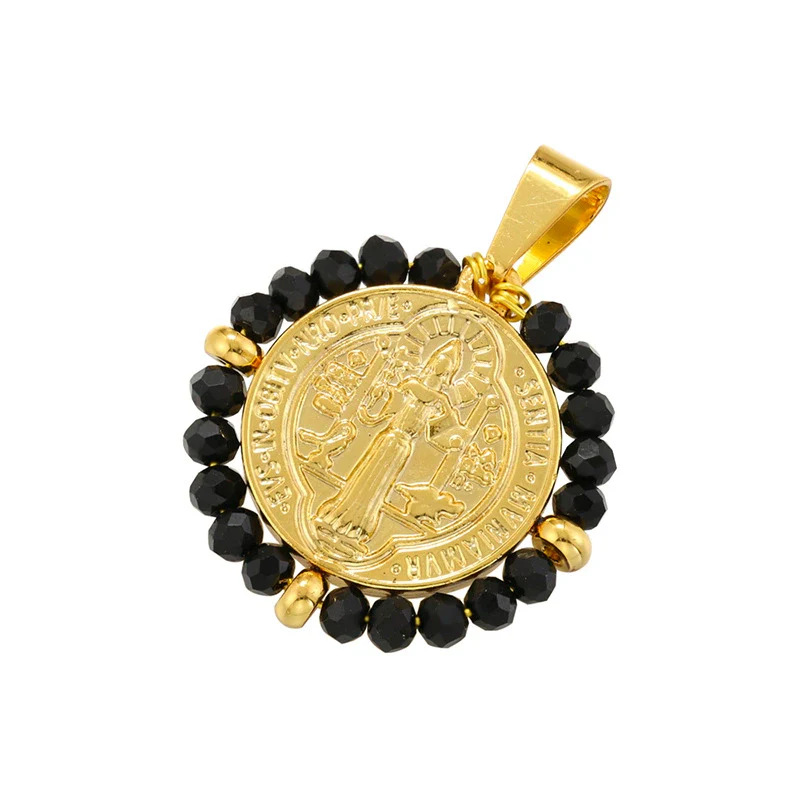 Wholesale Pendant Stainless Steel Inlaid Zircon Geometric Style - Image 8