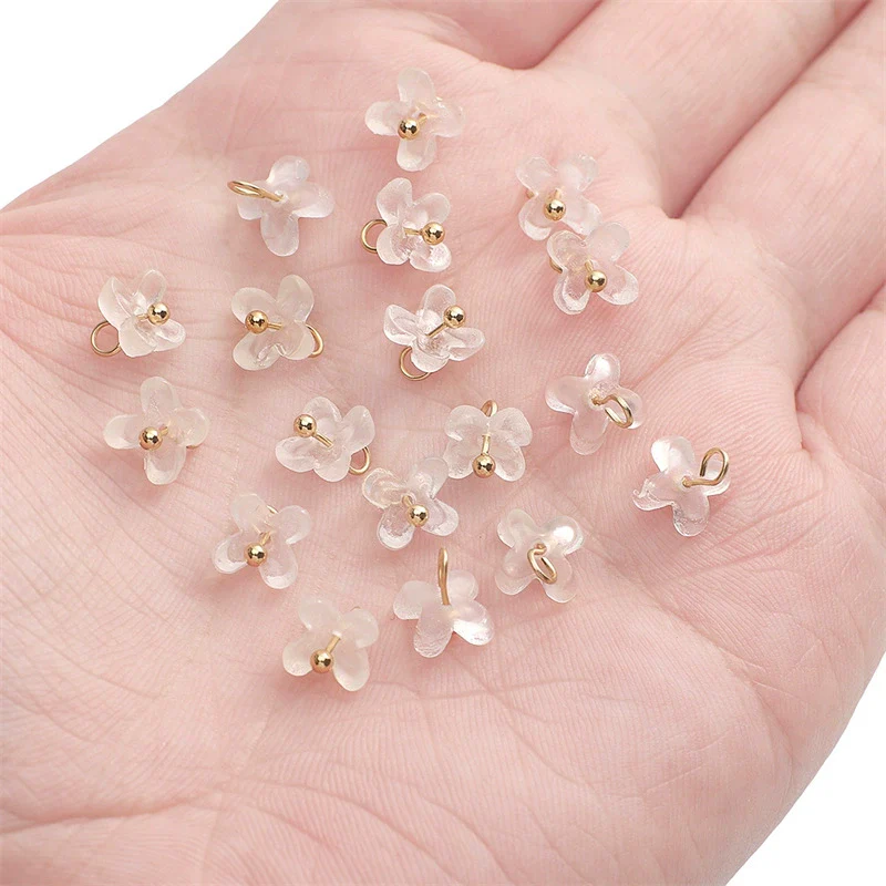 Wholesale Plastic And Resin Osmanthus Pendant Beaded Handmade Jewelry And Clothing Accessories - Image 12