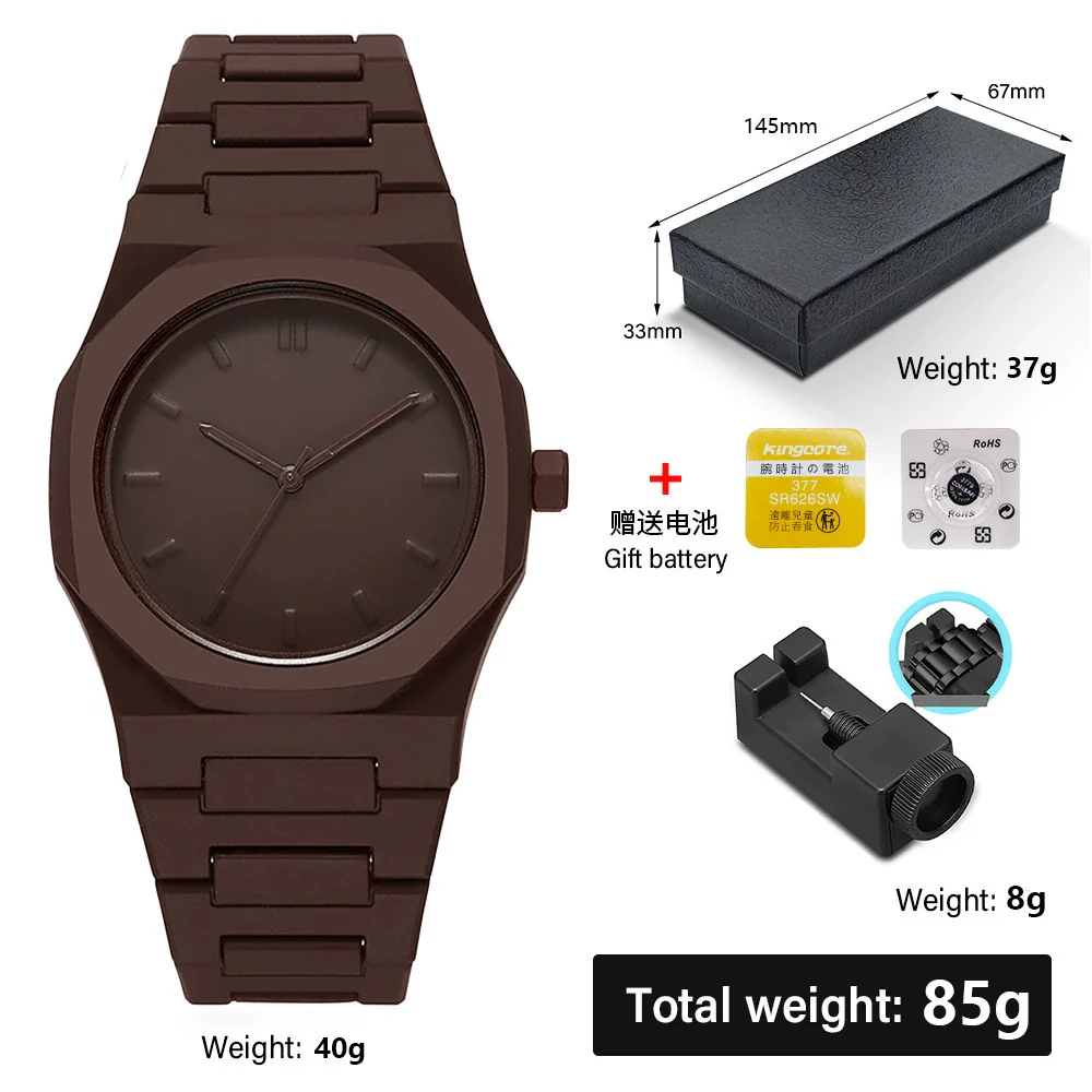Wholesale Plastic Men's And Women's Quartz Watches With Round Dial And Stainless Steel Buckle For Exercise Style - Image 12
