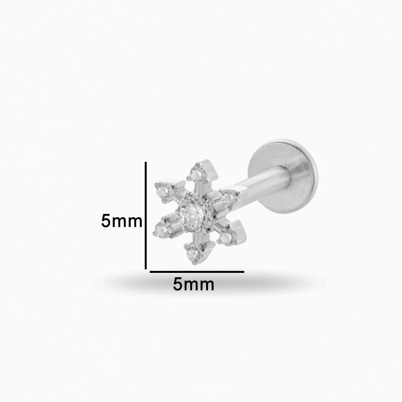 Wholesale Puncture Jewelry Titanium Alloy Heart Shape Electroplated For Women - Image 10