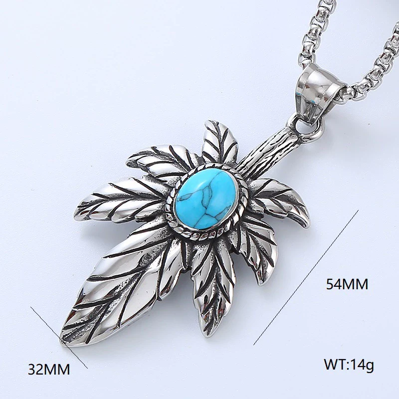 Wholesale Punk Necklace With Stainless Steel Geometric Pattern Fivepointed Star And Devil's Eye Design Polished - Image 21