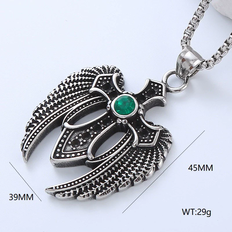 Wholesale Punk Necklace With Stainless Steel Geometric Pattern Fivepointed Star And Devil's Eye Design Polished - Image 23