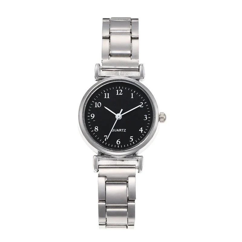 Wholesale Quartz Watch Alloy Case Stainless Steel Buckle Steel Strip Strap Round Dial Fresh Retro Style - Image 7