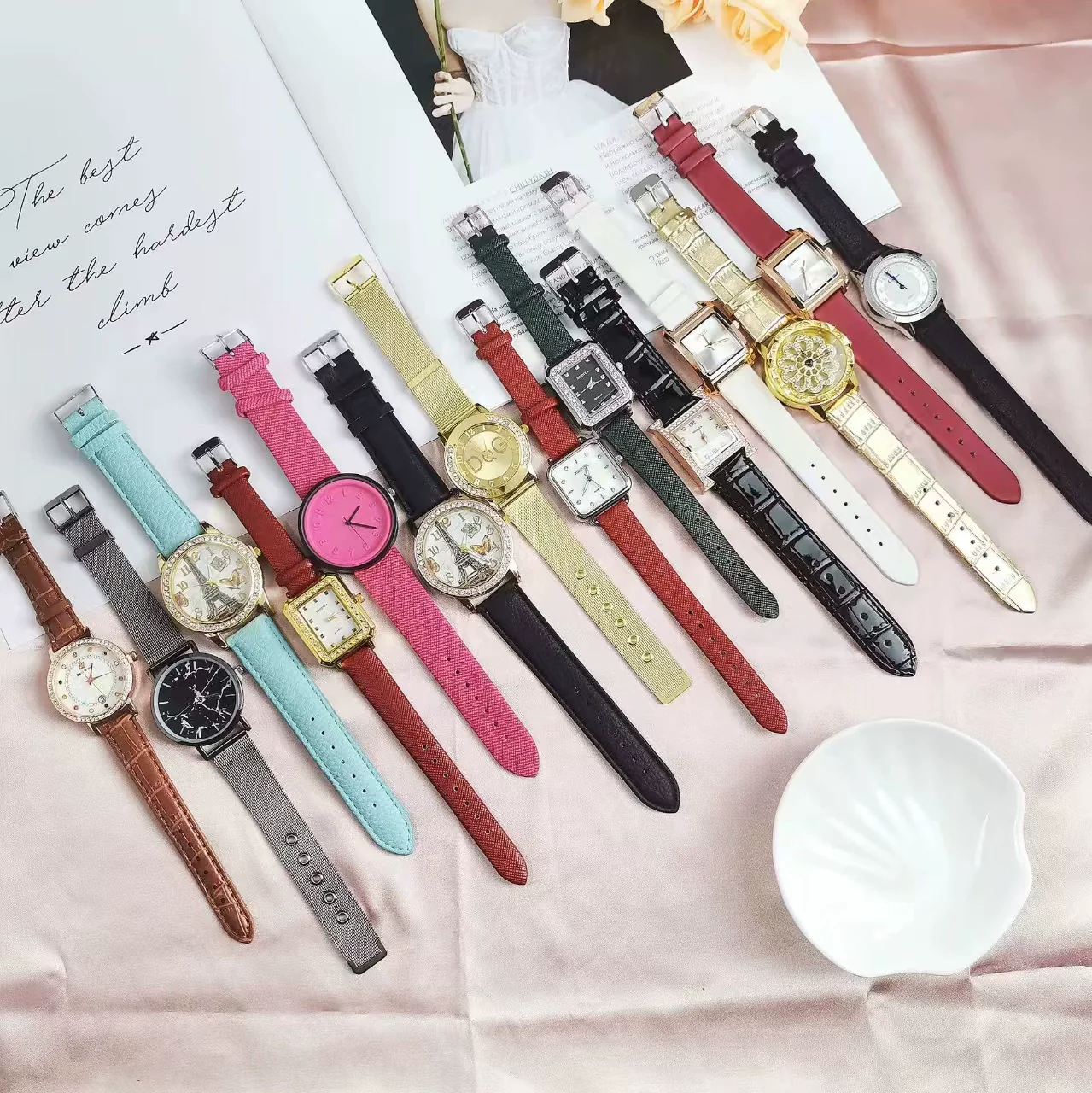 Wholesale Quartz Watches Zinc Alloy Case Imitation Leather Strap Stainless Steel Buckle Round Dial Leisure Style For Men - Image 4