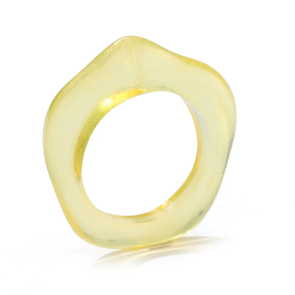 Wholesale Resin And Plastic Geometric Pentagram Ring - Image 9