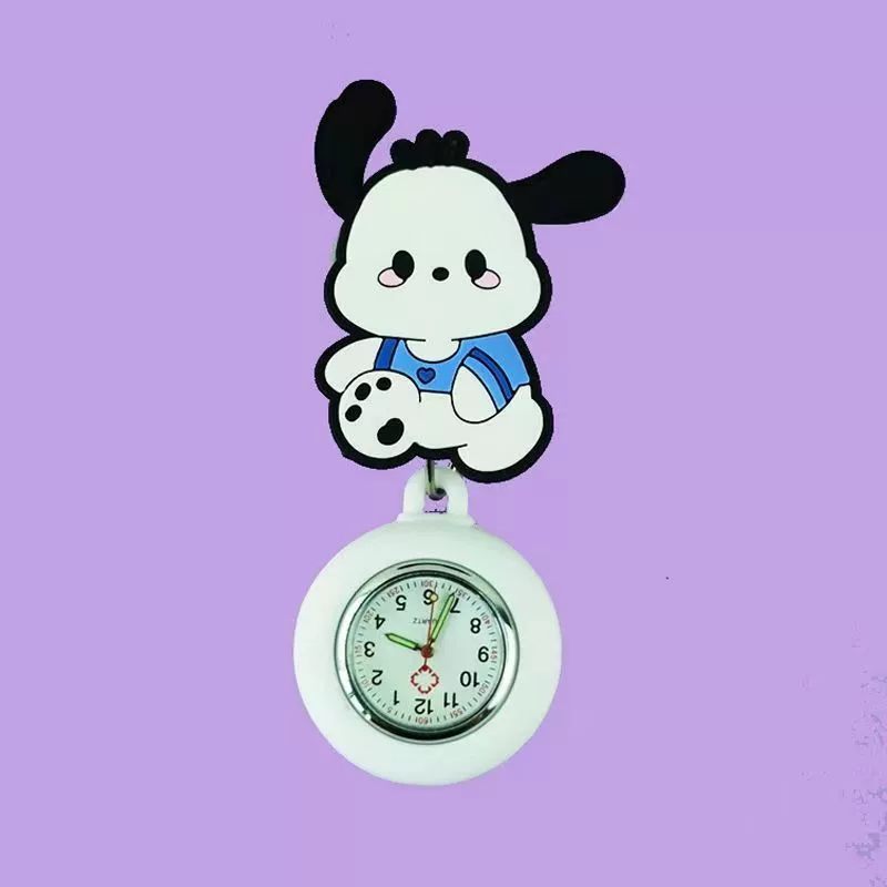 Wholesale Retractable Hanging Nurse Watch Plastic Case Silicone Strap Round Dial Casual Style - Image 21