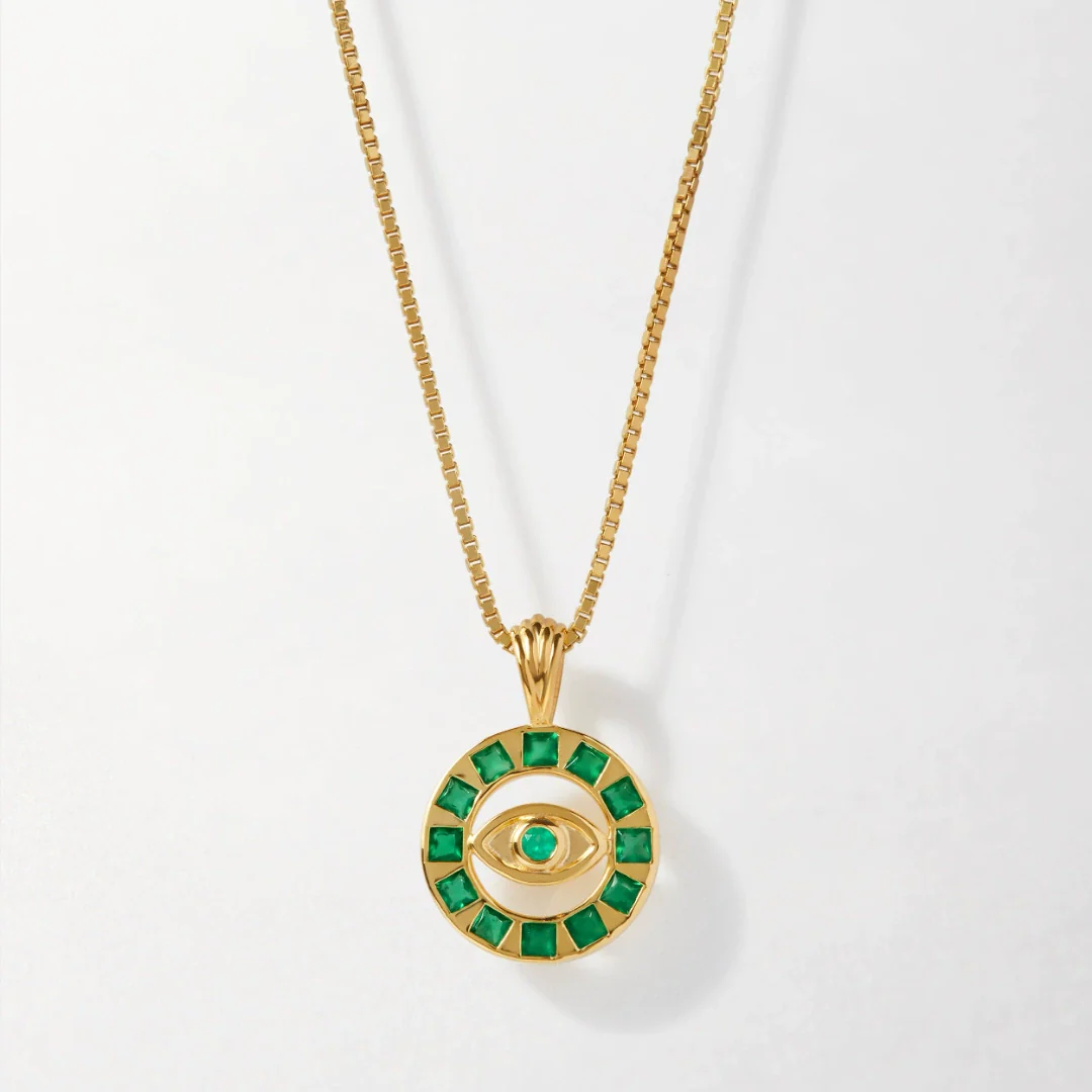 Wholesale Retro Crossbone Lock Pendant Necklace Electroplated 18K Gold Color Retention Stainless Steel Copper Unisex - Image 6