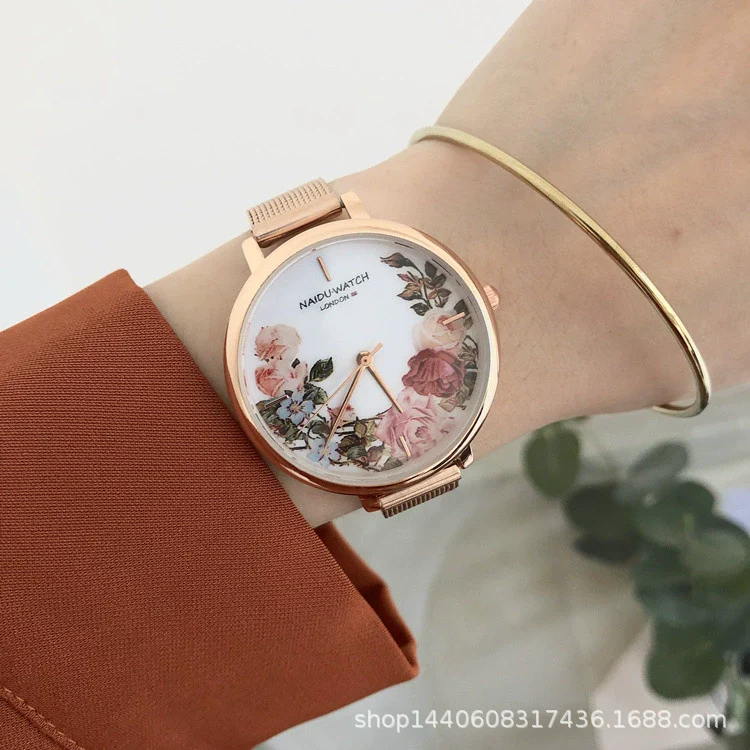 Wholesale Retro Fashion Simple Quartz Watch For Men And Women Silicone Case Imitation Leather Strap Round Dial - Image 5