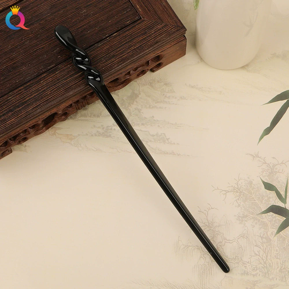 Wholesale Retro Style Marble Acetic Acid Plate Rhombus Hairpin For Women Hair Accessories - Image 9