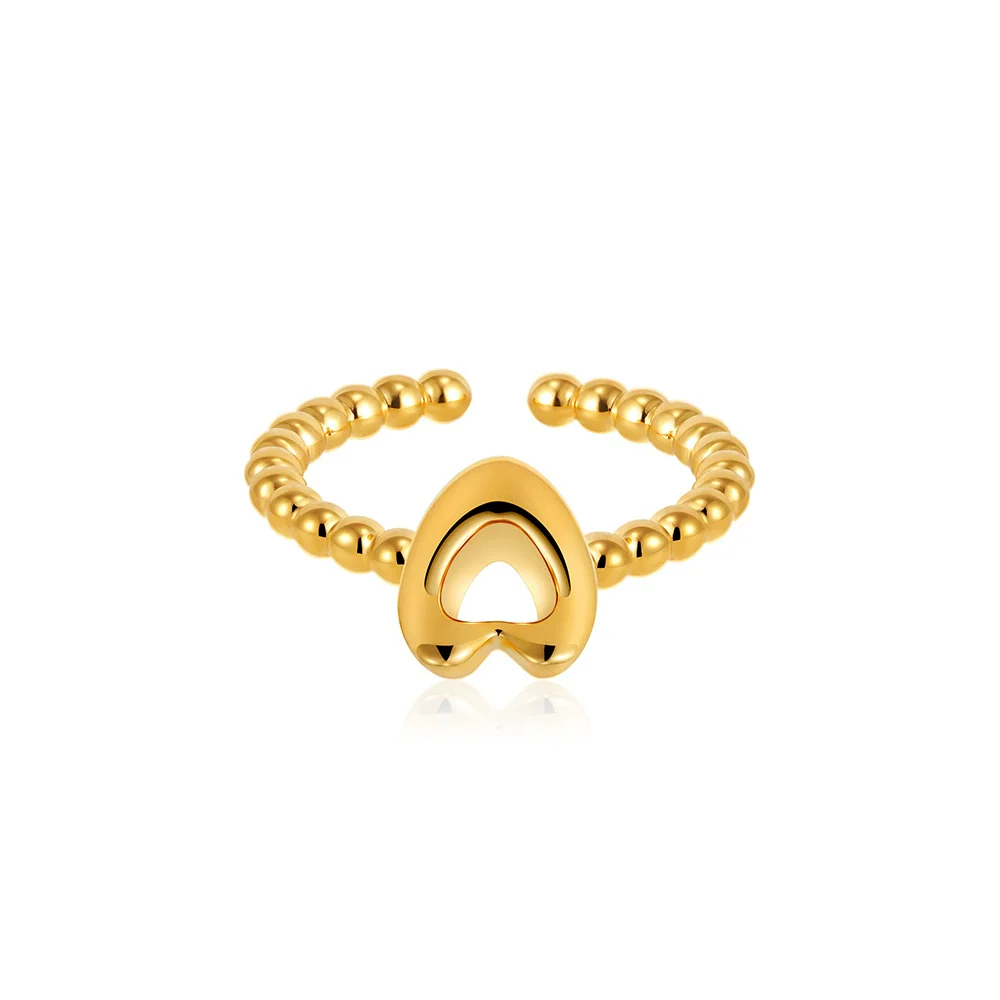 Wholesale Ring Copper Electroplated English Letter Jewelry - Image 5