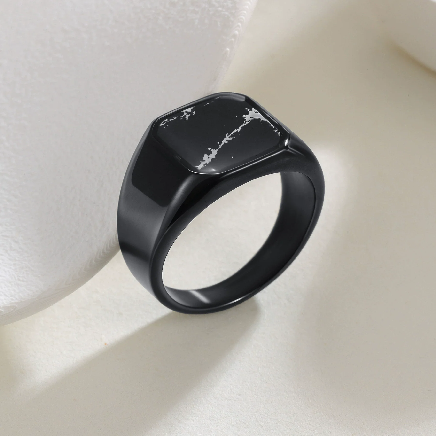 Wholesale Ring Stainless Steel Geometric Electroplating Unisex - Image 4