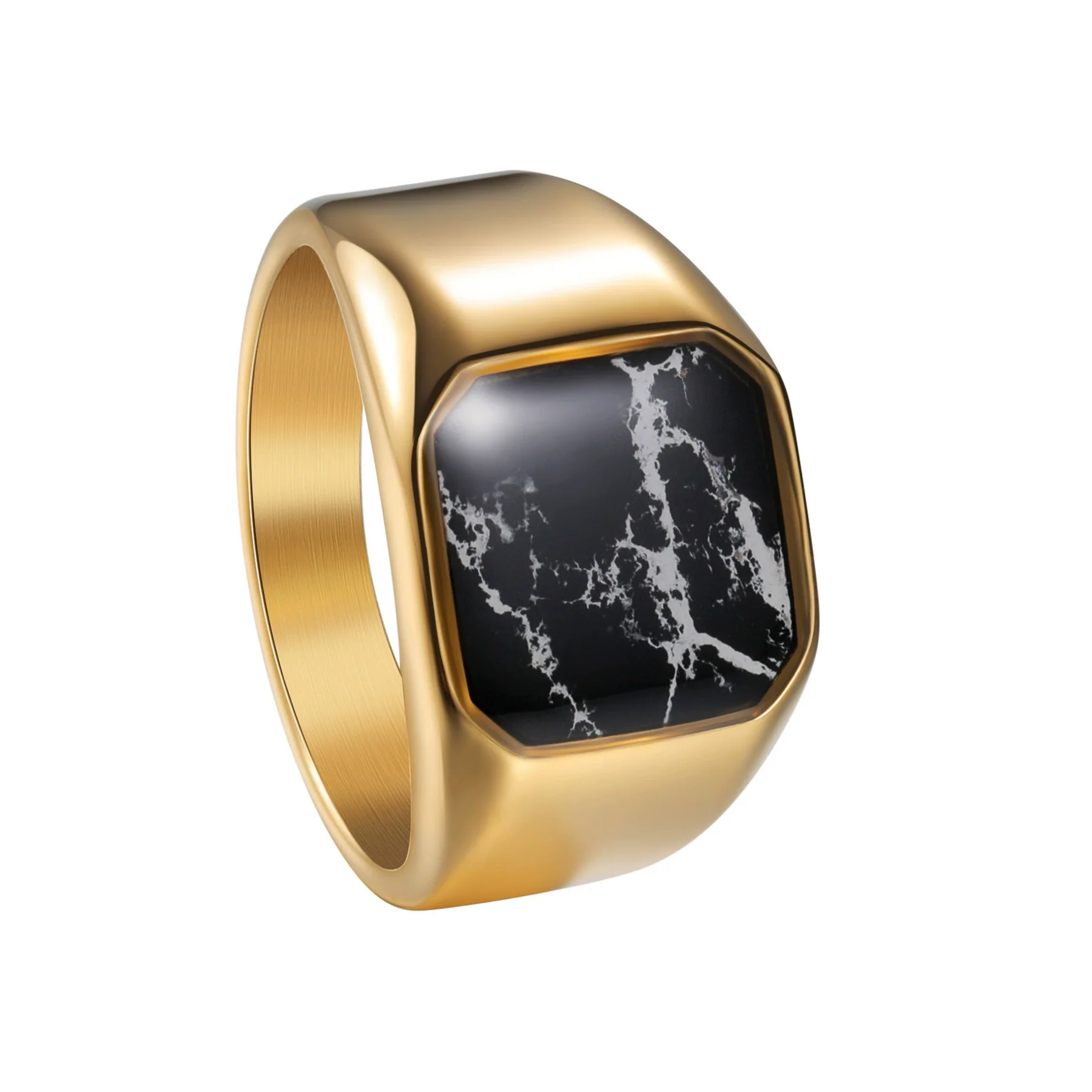 Wholesale Ring Stainless Steel Geometric Electroplating Unisex - Image 5