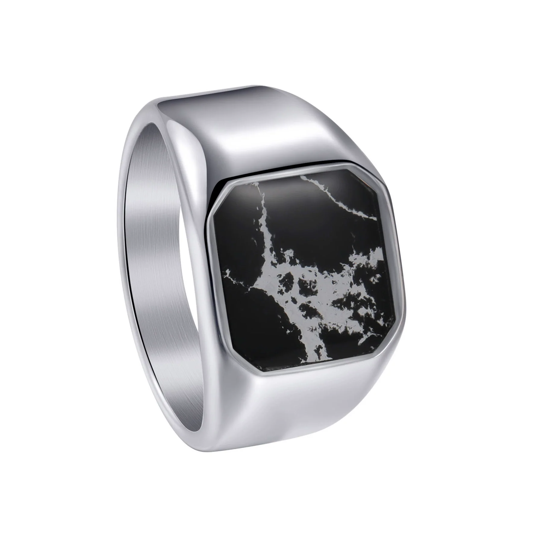 Wholesale Ring Stainless Steel Geometric Electroplating Unisex - Image 7