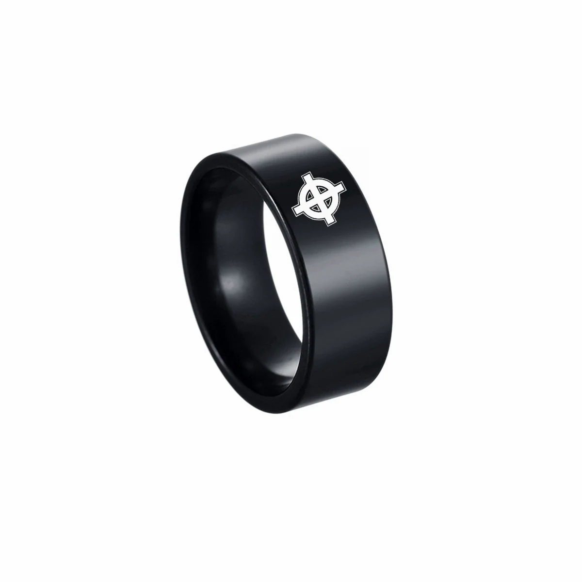 Wholesale Ring Titanium Steel Geometric Celtic Knot Viking Rune Laser Marking Unisex - Image 9