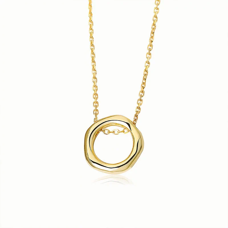 Wholesale S925 Sterling Silver Clavicle Chain Geometric Irregular Design Electroplating Women's Trendy Necklace - Image 5