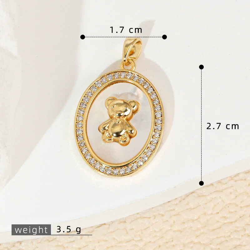 Wholesale Shell Necklace Pendant With Copper Plated Geometric Moon Red Star And Heart Shape Accessories - Image 29