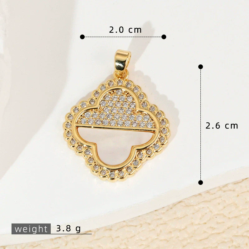 Wholesale Shell Necklace Pendant With Copper Plated Geometric Moon Red Star And Heart Shape Accessories - Image 30