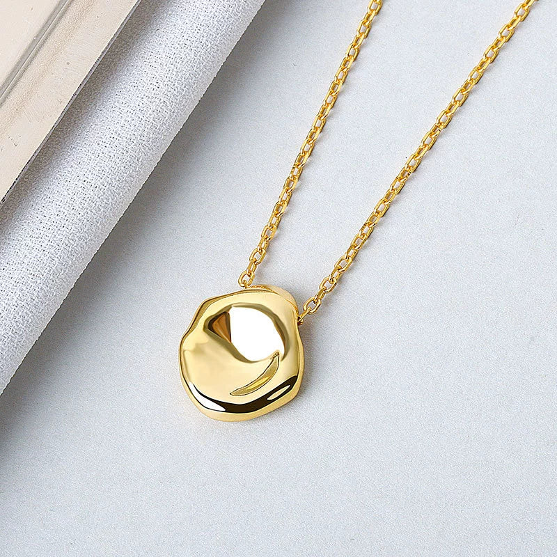 Wholesale Silver Necklace Women's Geometric Irregular Design Electroplating Cross Chain - Image 7