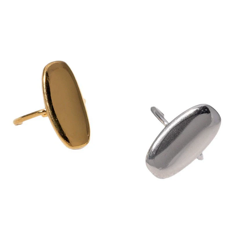 Wholesale Simple Geometric Electroplated Stainless Steel Open Ring For Women - Image 5