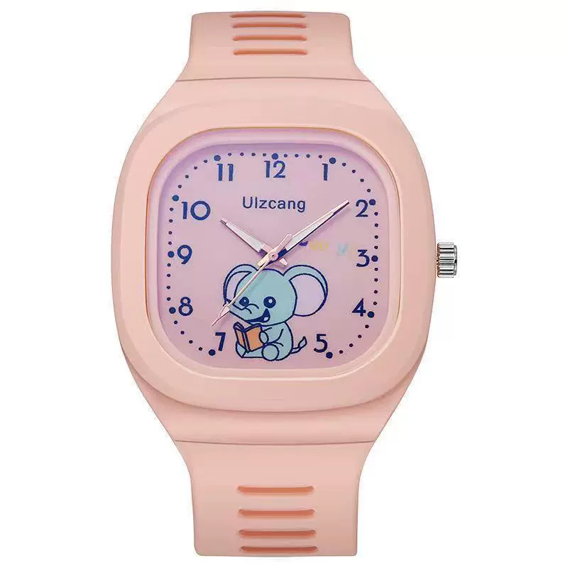 Wholesale Square Silicone Student Watch With Cute Cartoon Design And Luminous Feature - Image 4