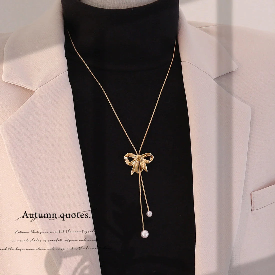 Wholesale Stainless Steel Animal Zodiac Pattern Pull Out Butterfly Pendant Long Sweater Chain Pig Nose Necklace Jewelry - Image 3