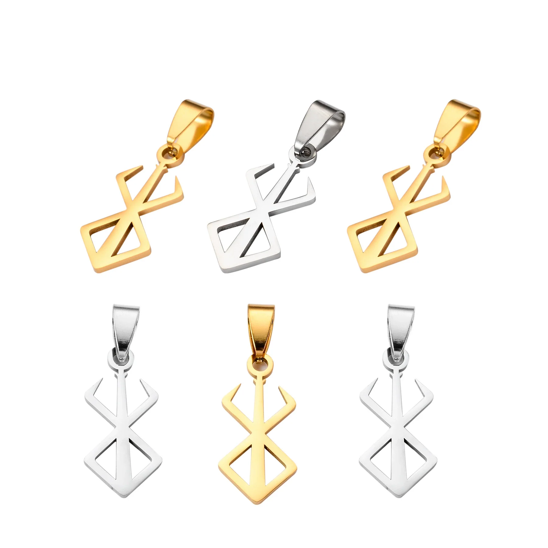 Wholesale Stainless Steel Anime Egg Pendant With Electroplating Berserk Sword Wind Legend Style - Image 5
