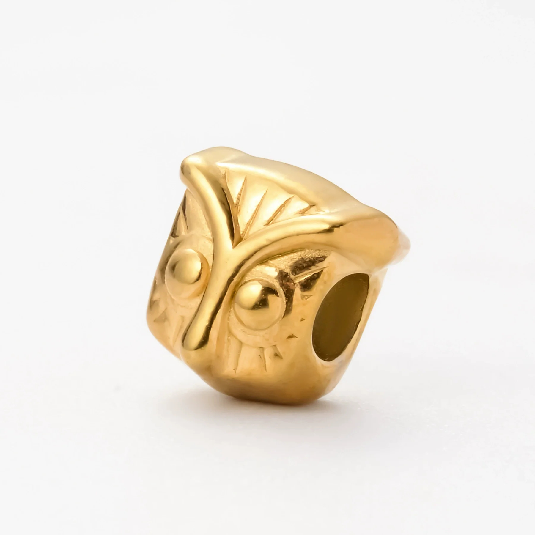 Wholesale Stainless Steel Baby Carriage Owl Heart Beads Accessories With Woven Rope And Electroplating Treatment - Image 7