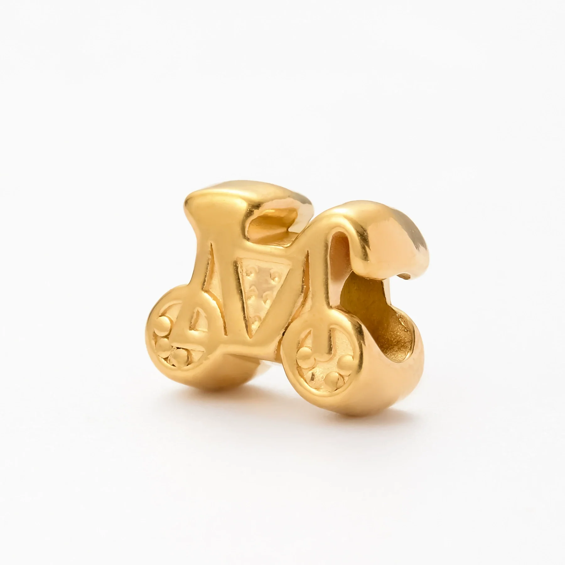 Wholesale Stainless Steel Baby Carriage Owl Heart Beads Accessories With Woven Rope And Electroplating Treatment - Image 9