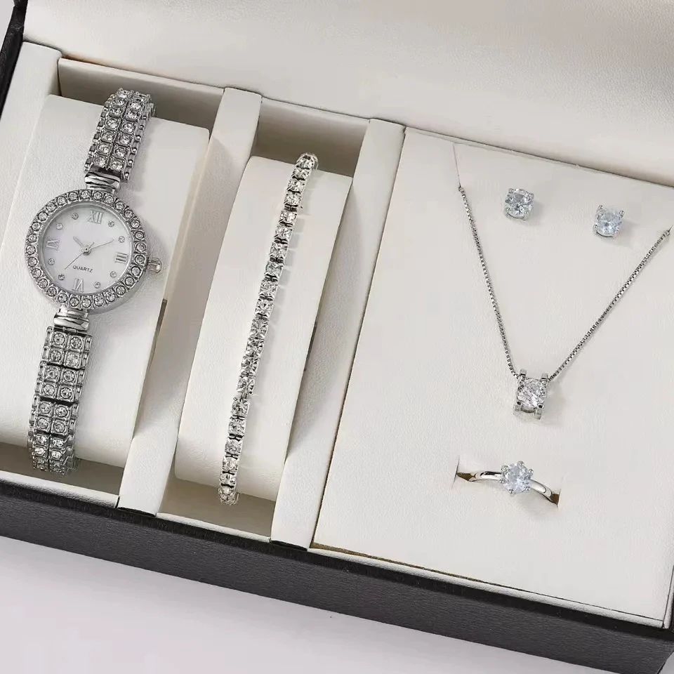 Wholesale Stainless Steel Band Diamond Ladies Quartz Watch With Round Dial And Leisure Style - Image 7