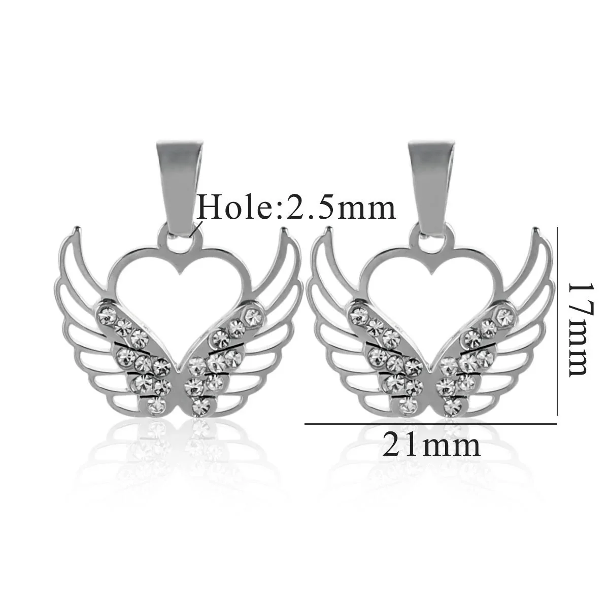 Wholesale Stainless Steel Bow And Butterfly Pendant Necklace For Ladies With 18K Gold Plated Electroplating - Image 6
