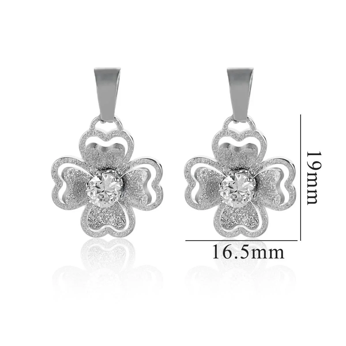 Wholesale Stainless Steel Bow And Butterfly Pendant Necklace For Ladies With 18K Gold Plated Electroplating - Image 8