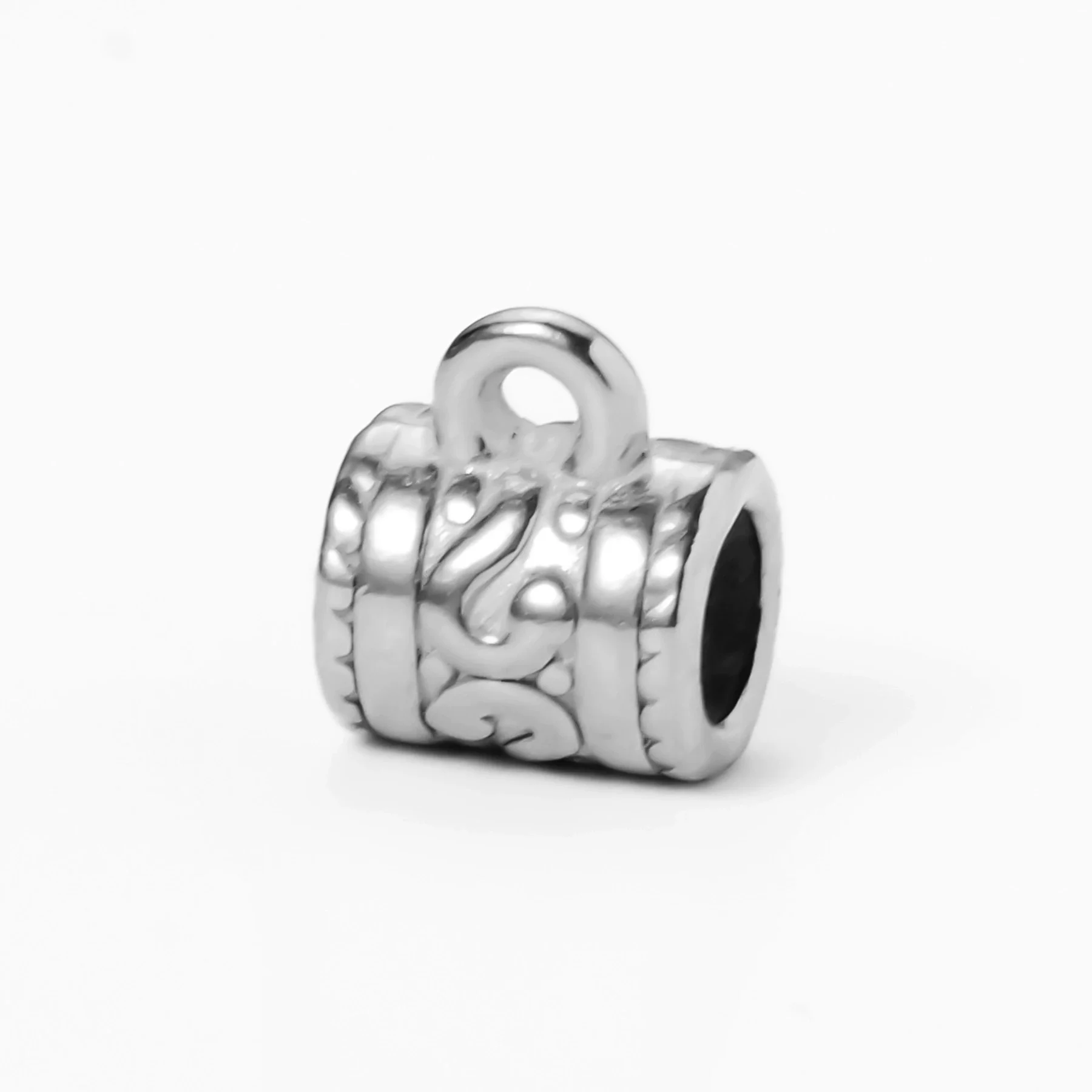 Wholesale Stainless Steel Cylindrical Drum Beads Electroplated Pendant Necklace - Image 12