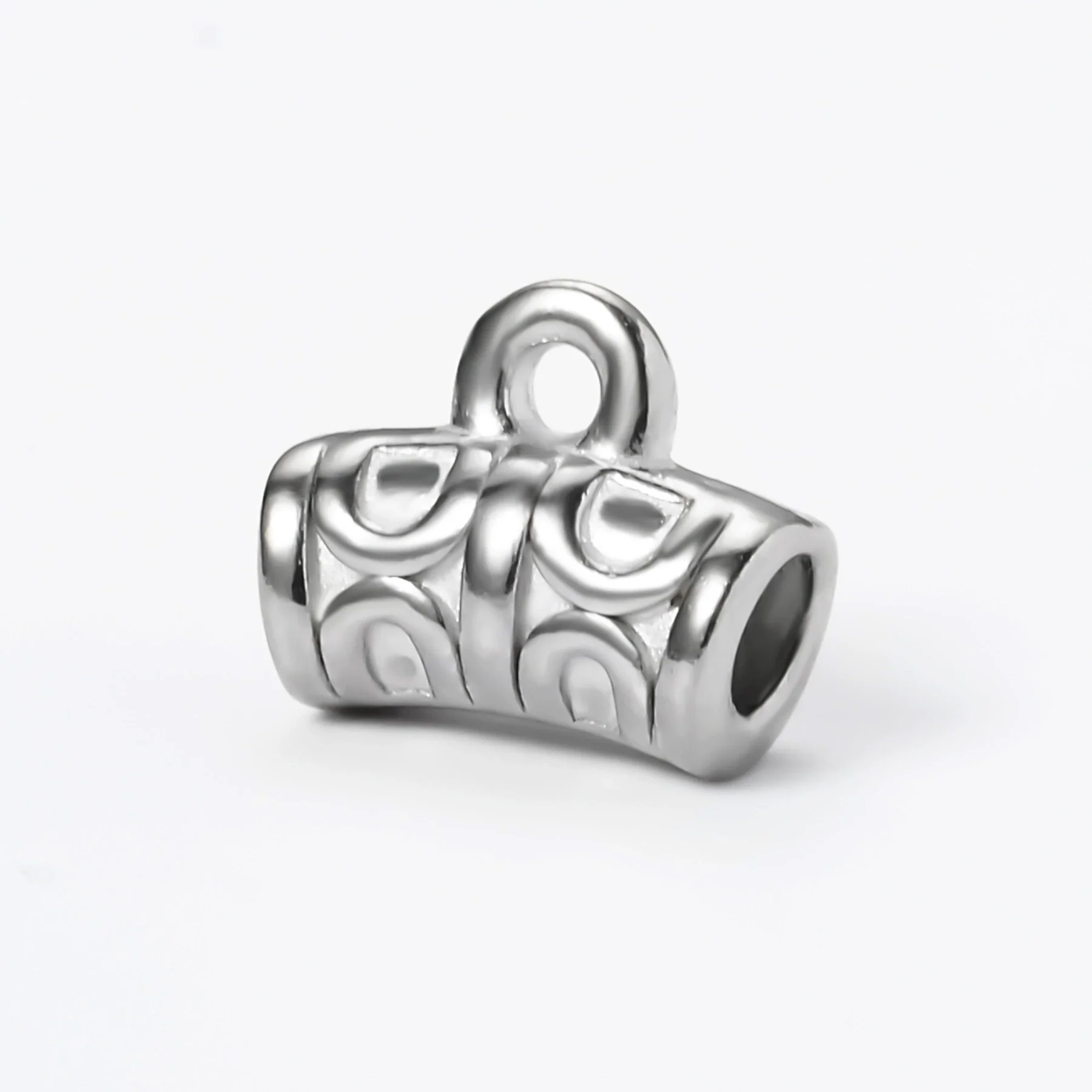 Wholesale Stainless Steel Cylindrical Drum Beads Electroplated Pendant Necklace - Image 14