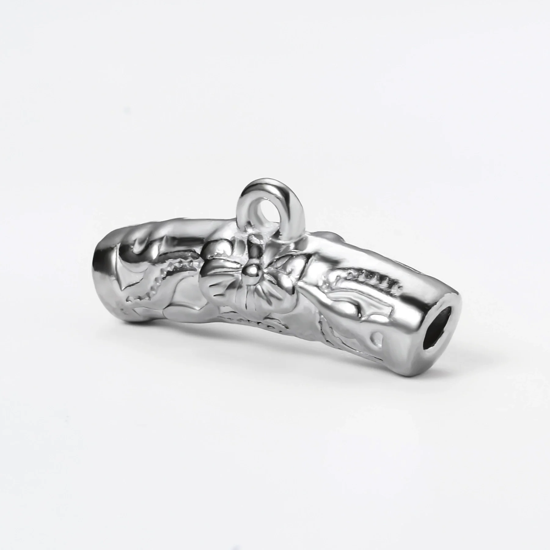 Wholesale Stainless Steel Cylindrical Drum Beads Electroplated Pendant Necklace - Image 18