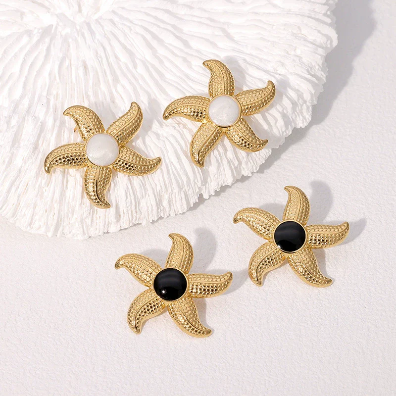 Wholesale Stainless Steel Electroplated Animal Shaped Earrings For Women