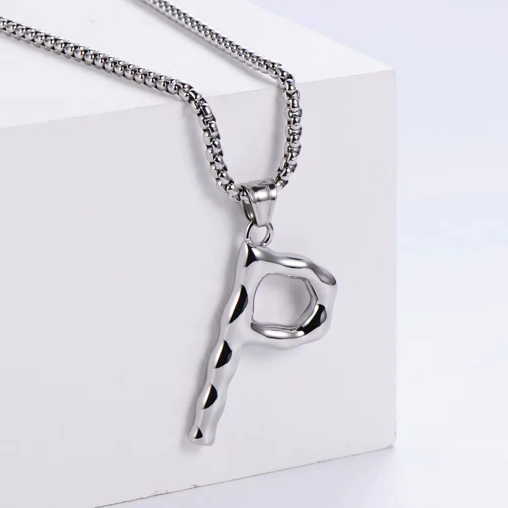 Wholesale Stainless Steel Electroplated Geometric Light Luxury Crown And English Letters Clavicle Necklace - Image 17