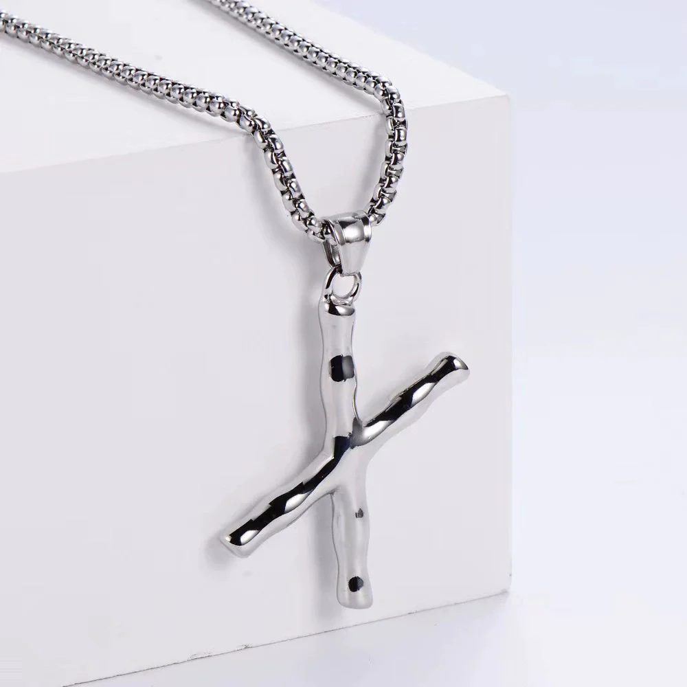 Wholesale Stainless Steel Electroplated Geometric Light Luxury Crown And English Letters Clavicle Necklace - Image 25