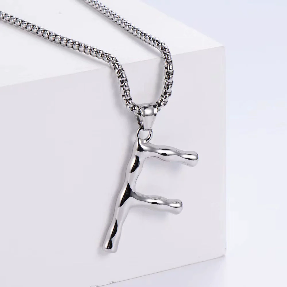Wholesale Stainless Steel Electroplated Geometric Light Luxury Crown And English Letters Clavicle Necklace - Image 7