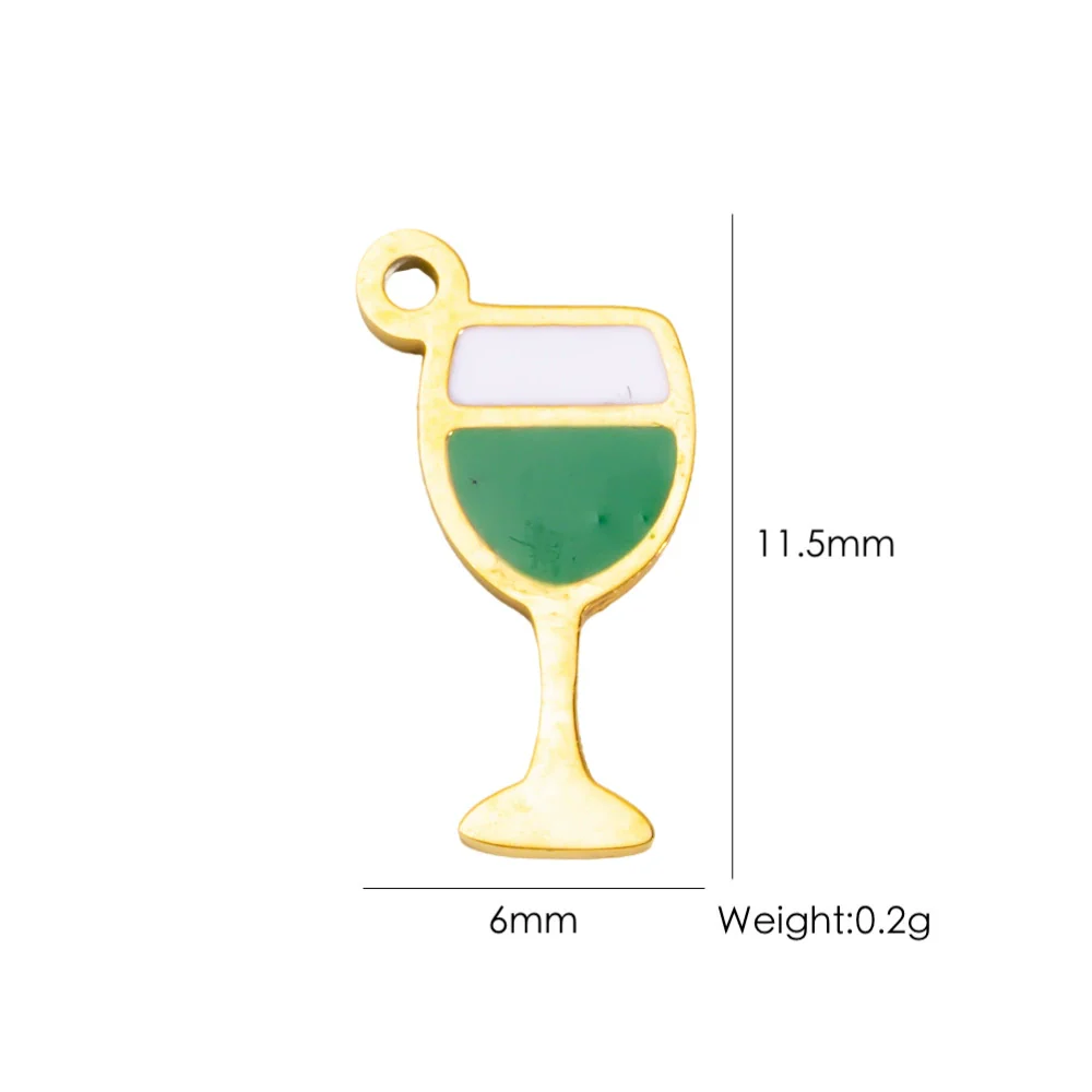 Wholesale Stainless Steel Fruit Food Style Dripping Oil Pendant Accessory - Image 10