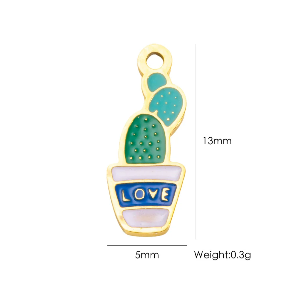 Wholesale Stainless Steel Fruit Food Style Dripping Oil Pendant Accessory - Image 11