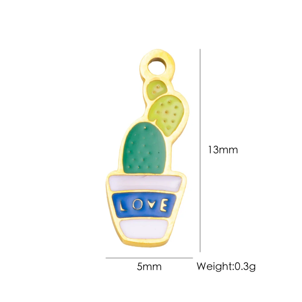 Wholesale Stainless Steel Fruit Food Style Dripping Oil Pendant Accessory - Image 12
