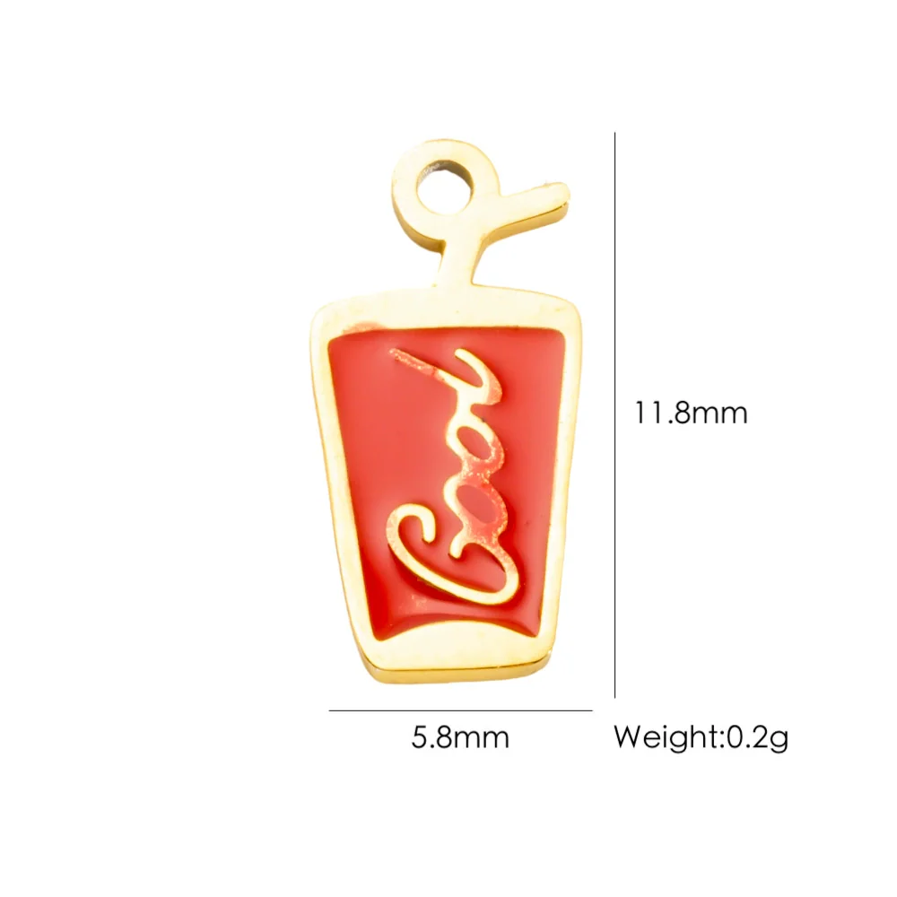 Wholesale Stainless Steel Fruit Food Style Dripping Oil Pendant Accessory - Image 13