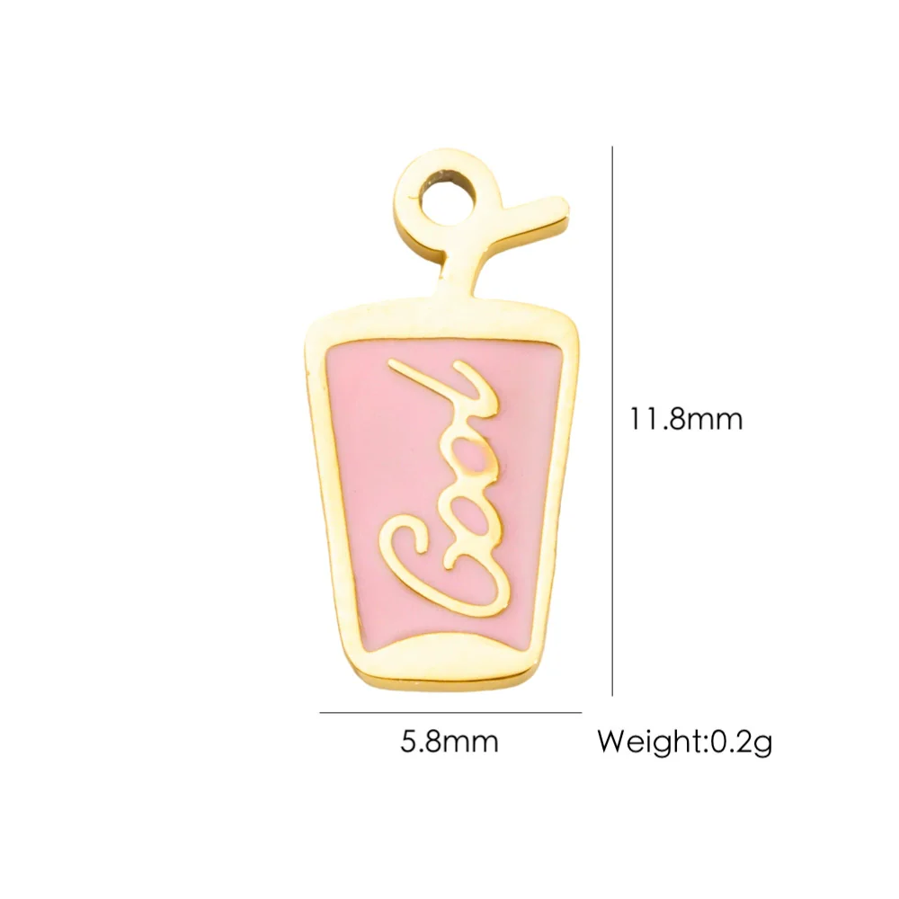 Wholesale Stainless Steel Fruit Food Style Dripping Oil Pendant Accessory - Image 14